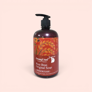 OrangUtan Rice Bran Original Soap (Essential Oil Formula) - Radiant Orange Essential Oil Blend