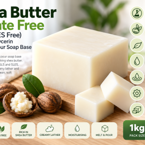 Denwell Shea Butter Sulfate Free Opaque Glycerin Melt and Pour Soap Base 1kg