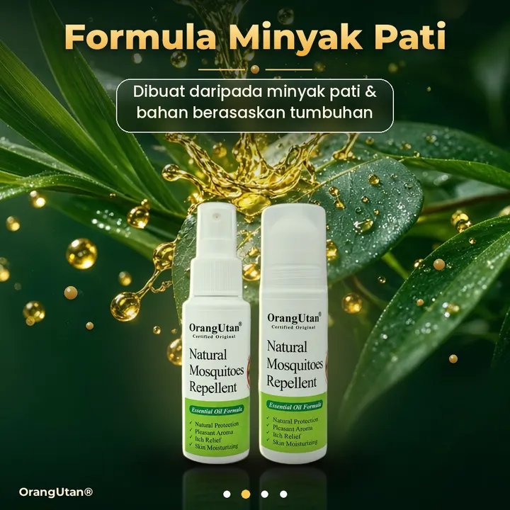 Formula minyak pati, dibuat daripada minyak pati dan bahan berasaskan tumbuhan